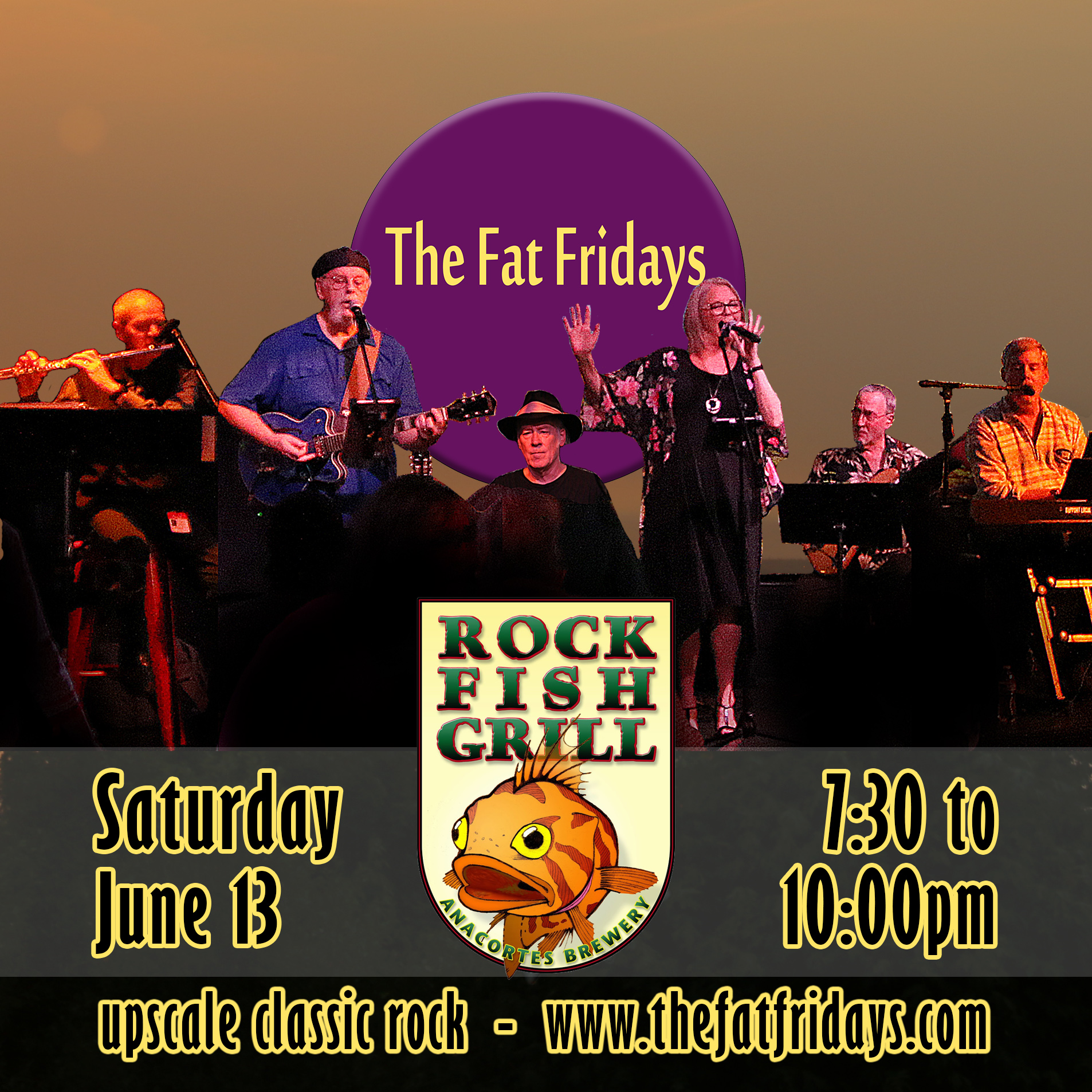 The Fat Fridays band at The Rockfish in Anacortes